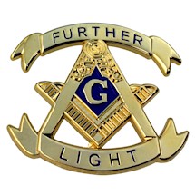 Masonic Further Light Lapel Pin