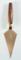 Silver tone trowel that can be personalized