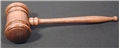 Hammer Gavel Judge Size 11 inch Ash with Rosewood