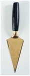 Trowel Letter Opener with gold finish