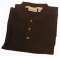 Pique Golf Shirt - Medium Black