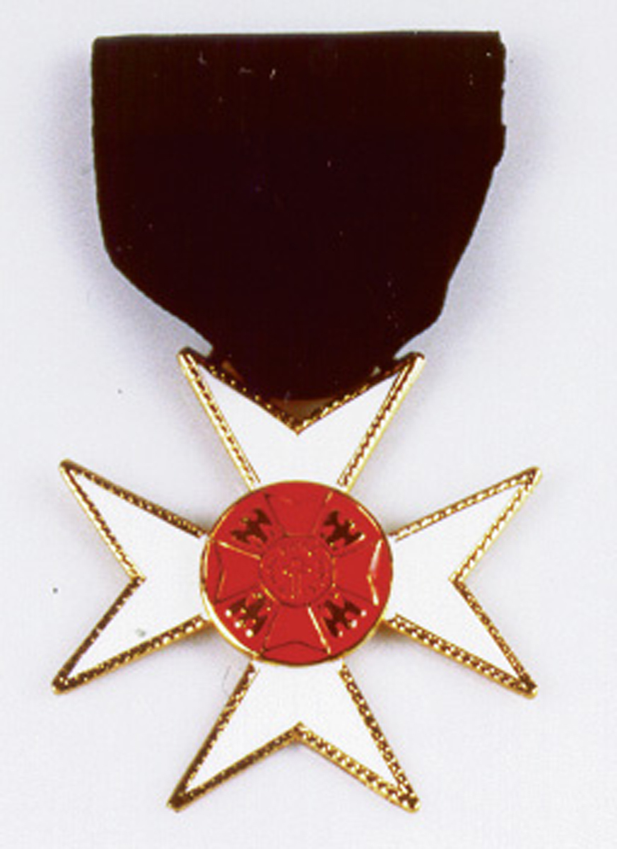 Knights Templar Knights of Malta Officer Jewels - Maltese Cross
