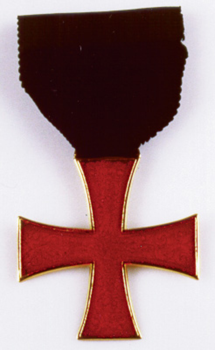 Knights Templar Knights of Malta Officer Jewels - Red Cross
