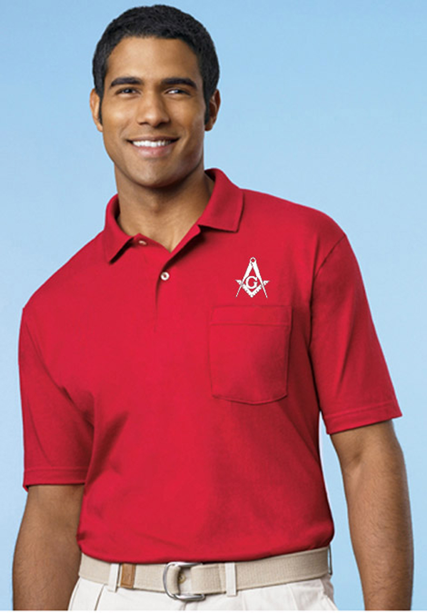 Jersey Knit Pocket Golf Shirt
