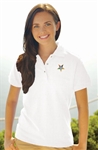 A Ladies IZOD Silkwash Pique Polo