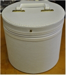 1604W  White Tall Fez Case/Plain