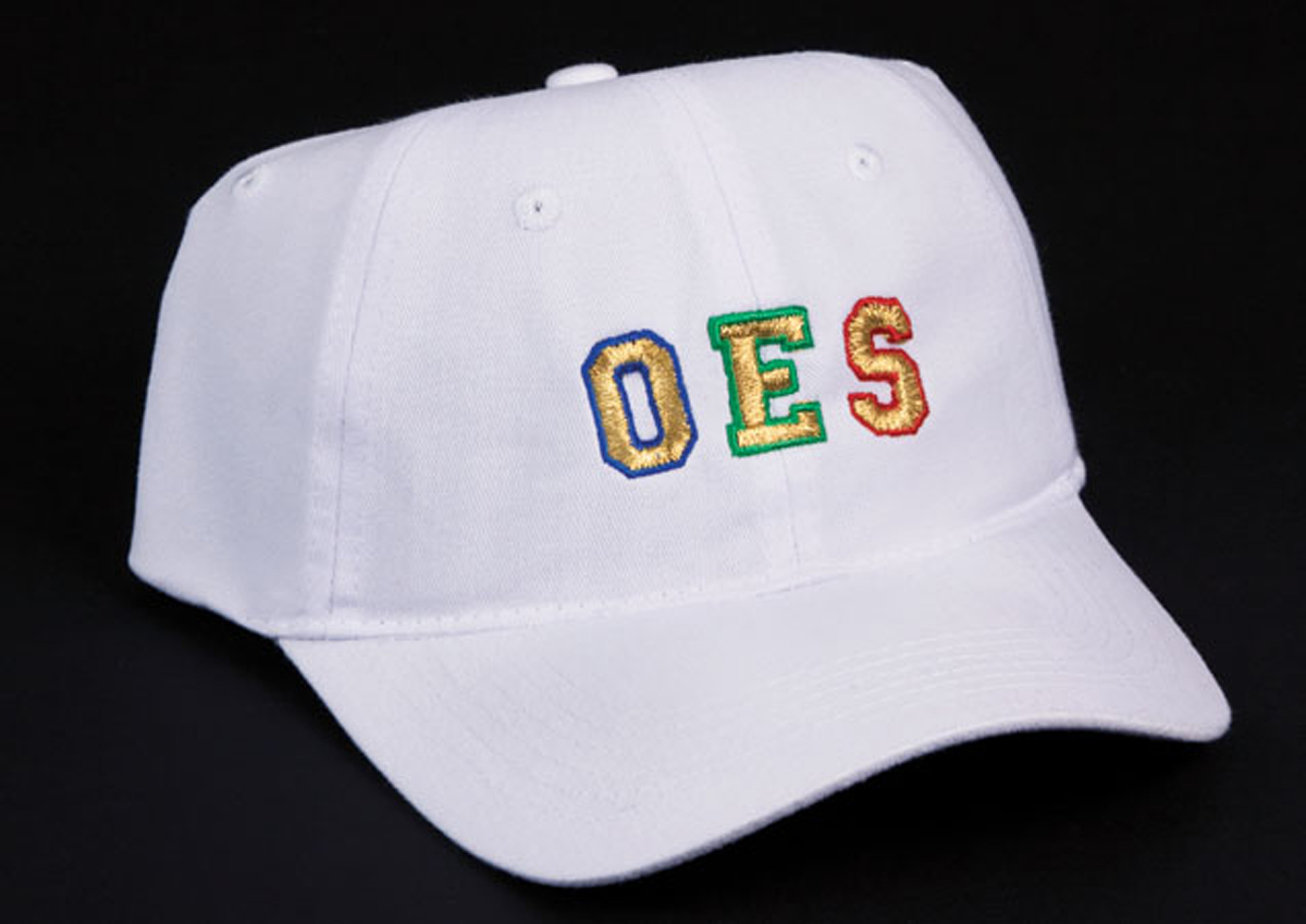  OES White Ball Cap