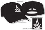 Past Master cap with White and Silver emblem