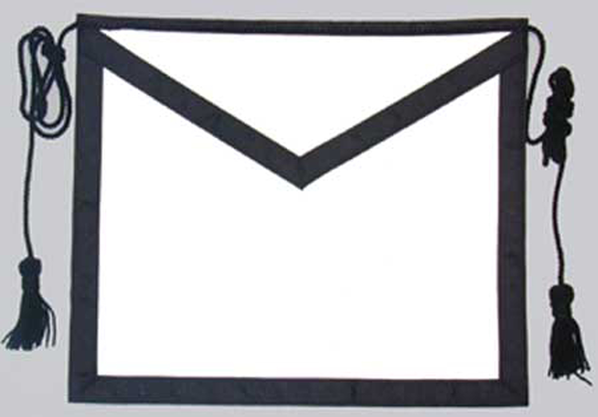 Masonic Leather Funeral Apron