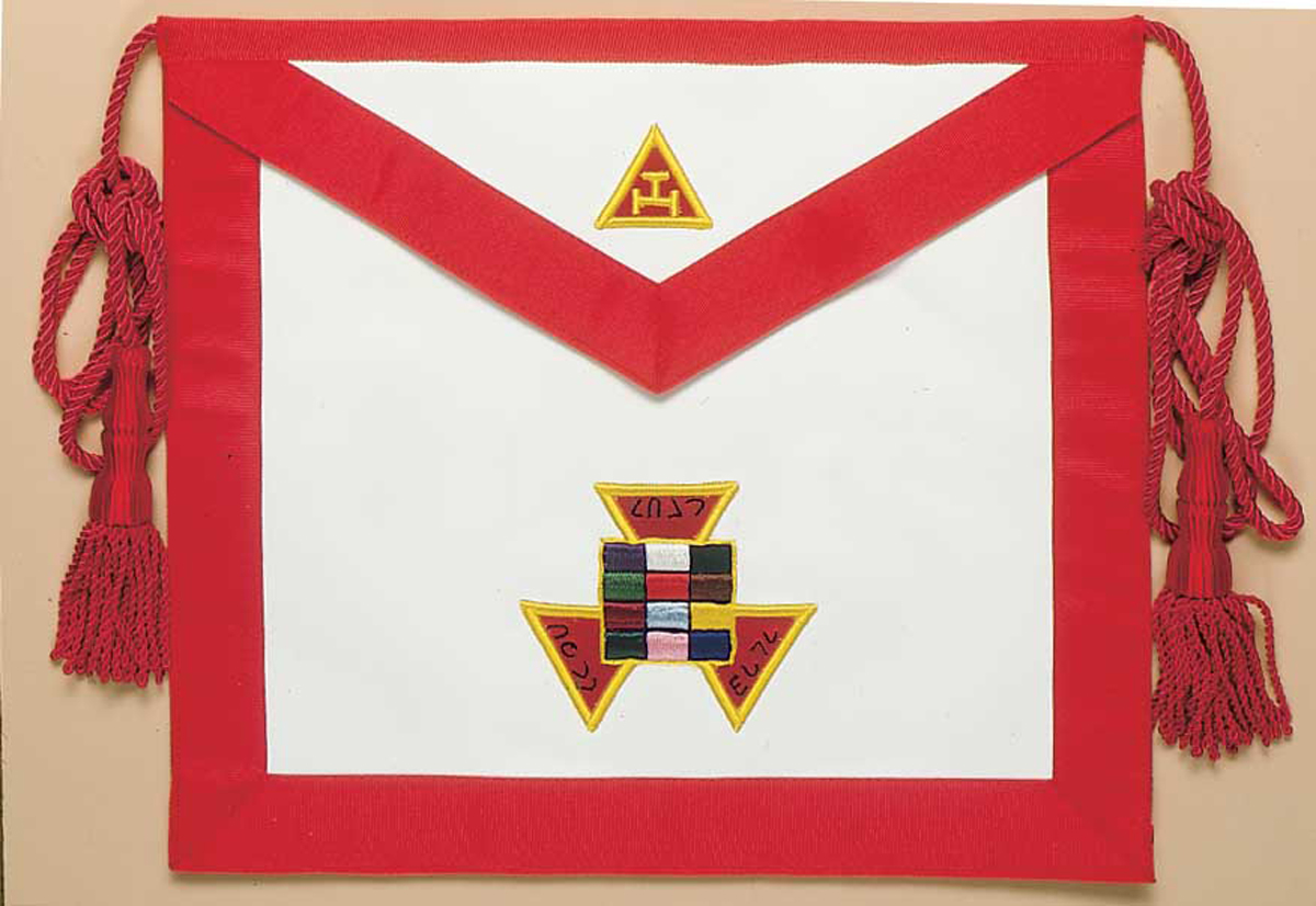 Leather Past High Priest Royal Arch Apron