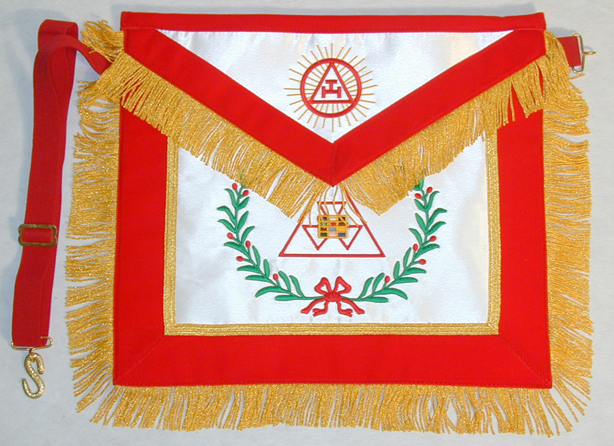  Satin Past High Priest Royal Arch Apron with Fringe