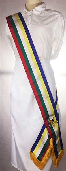 Reversible Order of Eastern Star & Amaranth reversible Sash