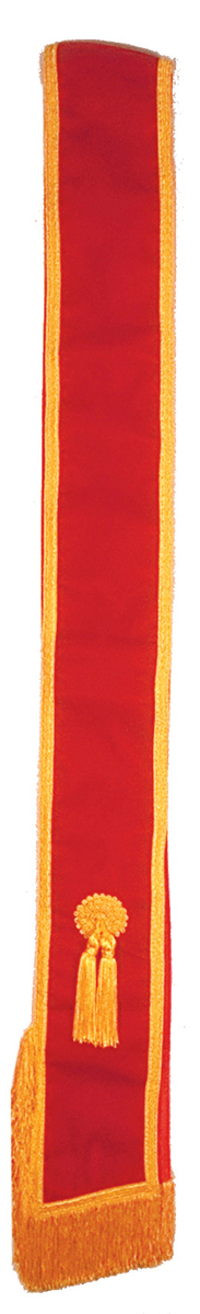 Red Velvet Order of Amaranth Officer's Sash