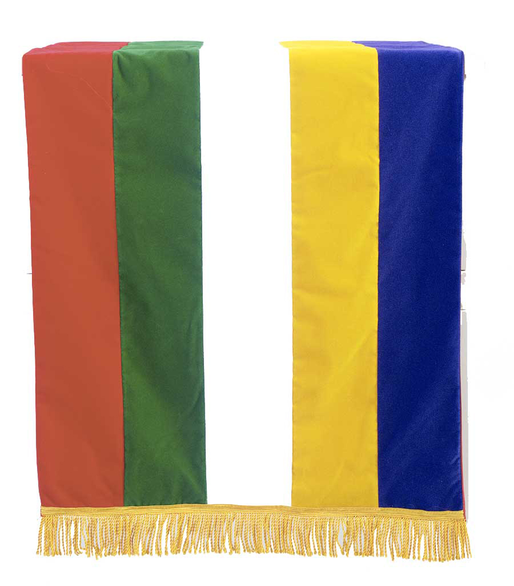 Order of Eastern Star 5 Color Pedestal Cover