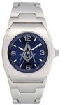 Masonic Silver watch with Blue dial