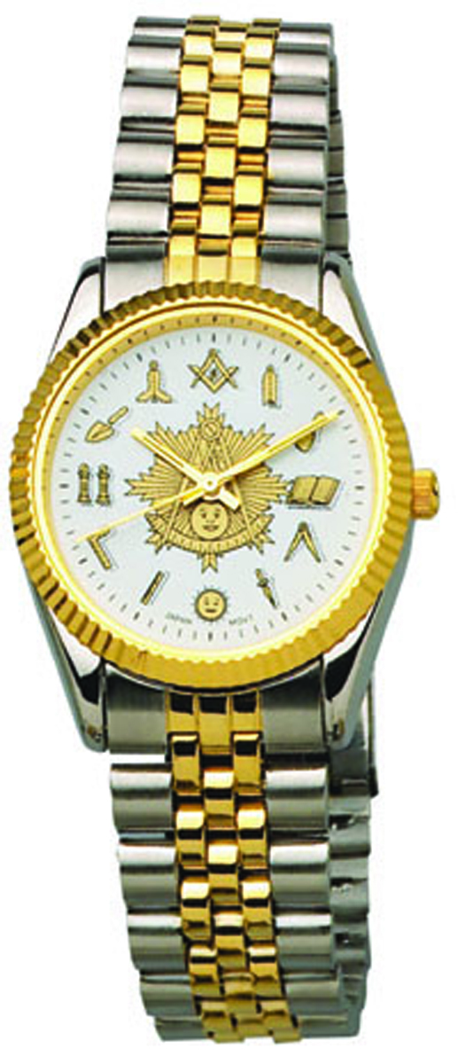 Masonic Past Master Watch w/ working tools