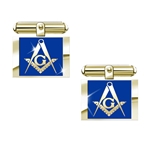 Masonic Blue Cuff Links 