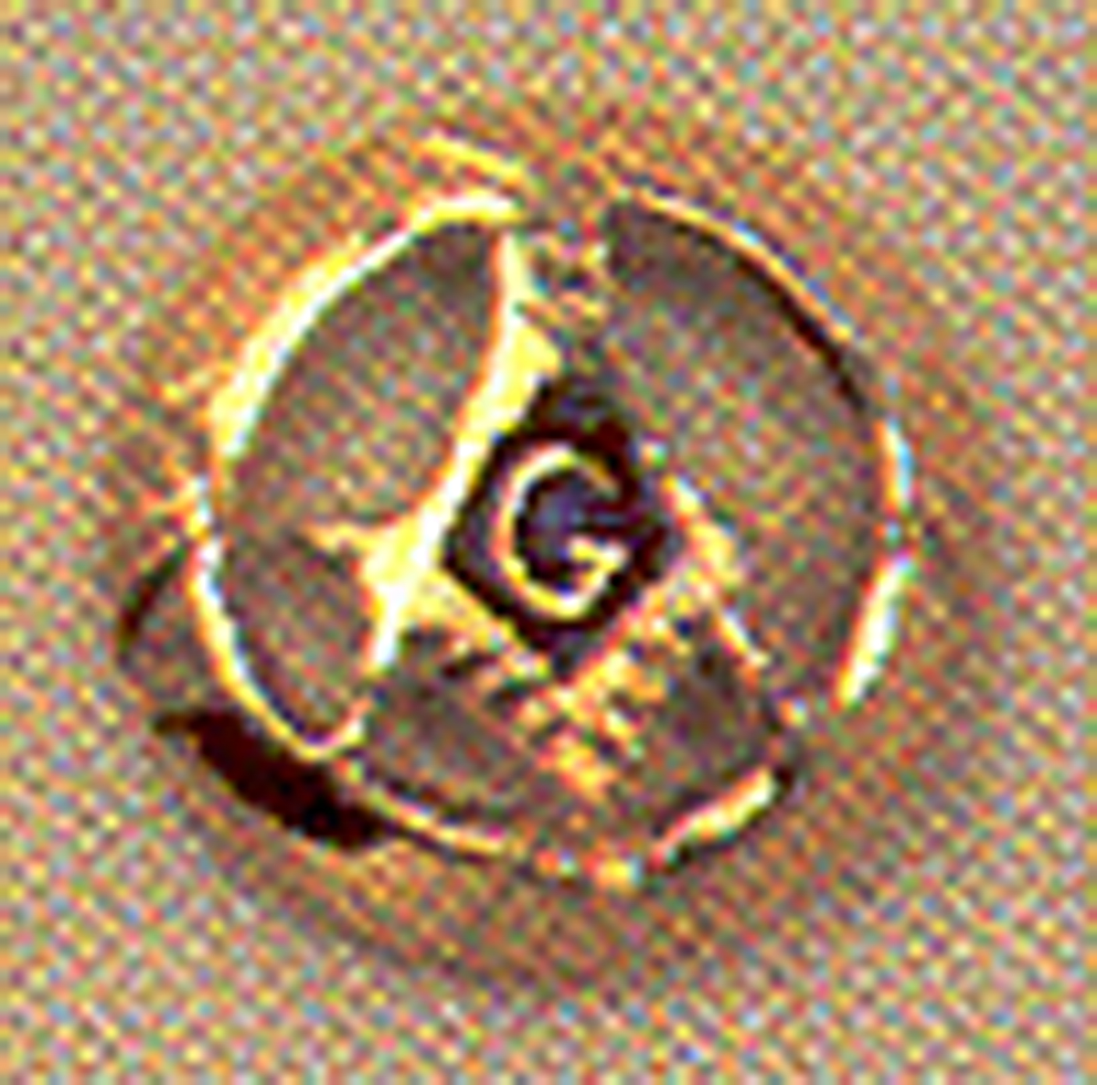 Masonic Lapel Button in 10K  YG