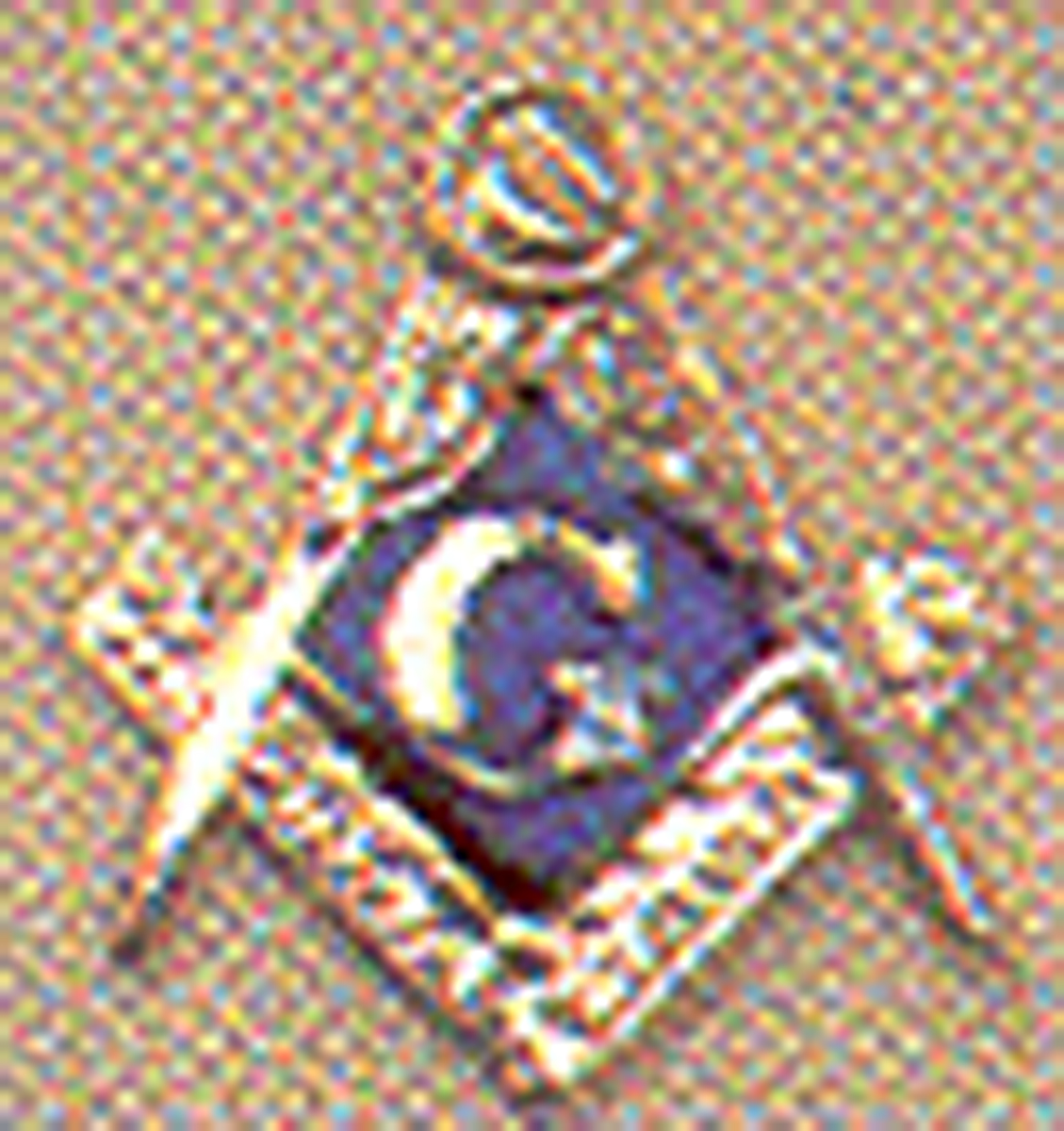Masonic Lapel Button in 10K YG