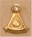 Past Master Lapel Button in 10K YG