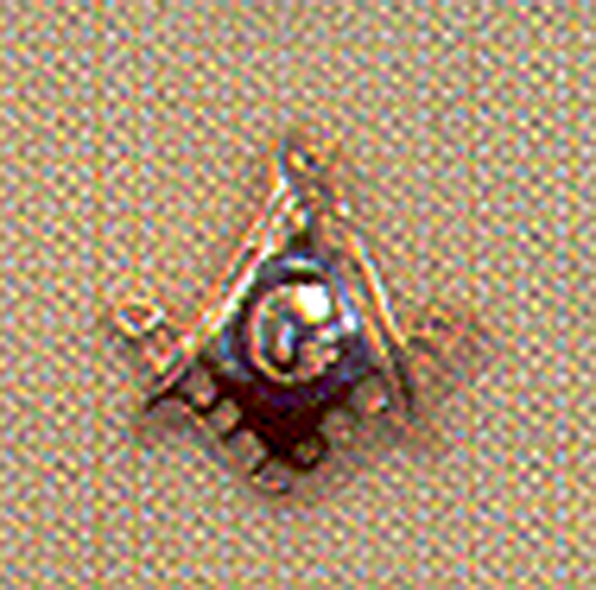 Masonic Lapel Button in 10K YG