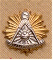 Past Master Lapel Button in 10K YG & WG