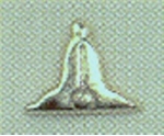 Senior Warden Level Lapel Button  in 10K