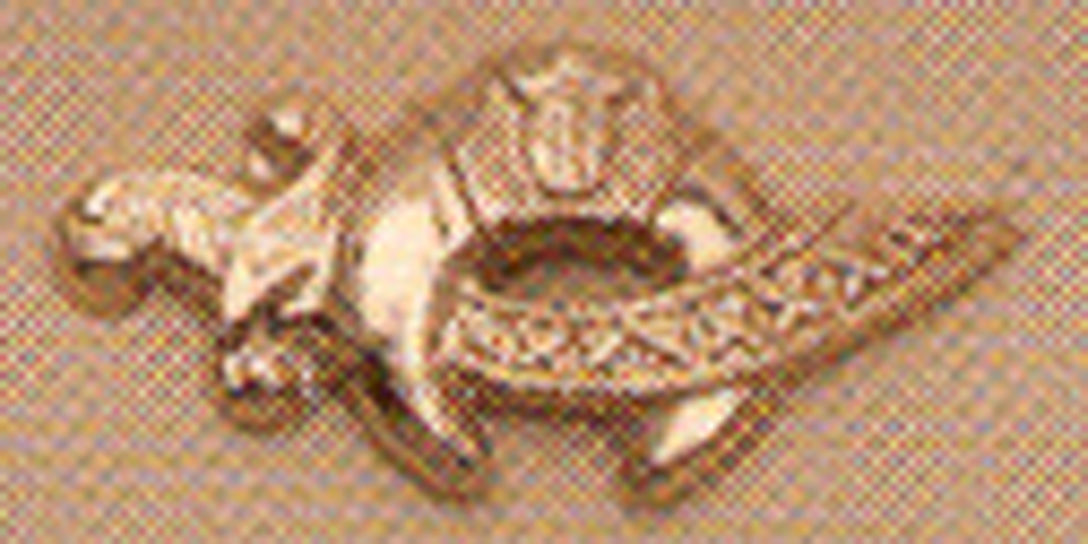 Shrine Lapel Button in 14K  YG 