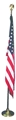 8 Foot by 1 inch Wood flag pole