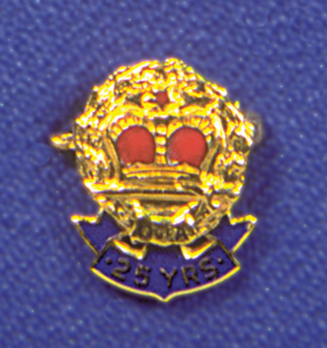 Amaranth 25 year pin. 10KYG