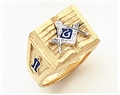 Masonic Open Bible Ring
