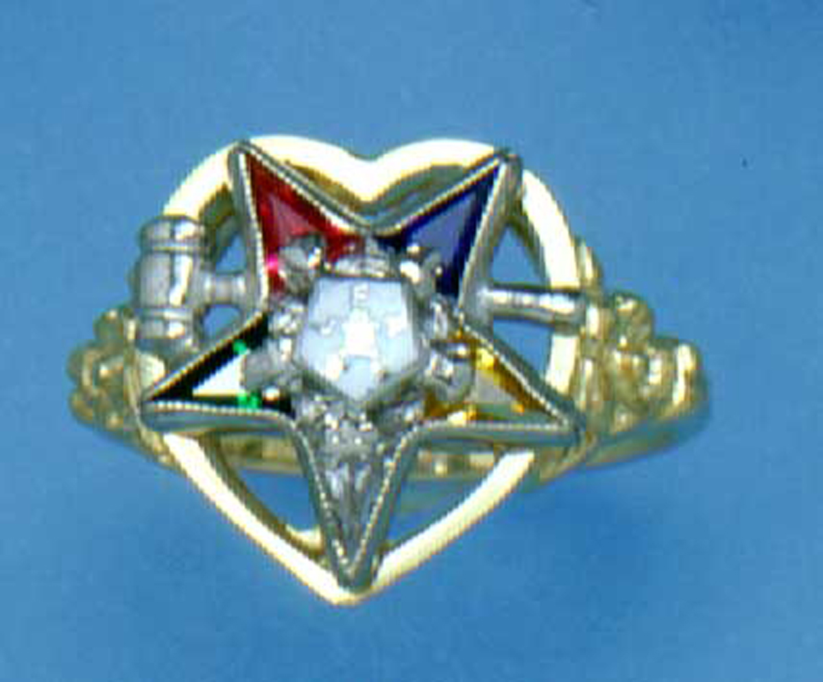 Past Matron Heart Shaped Ring