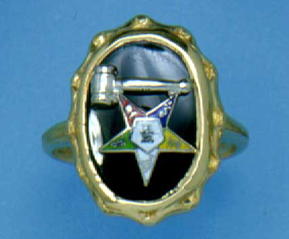 Past Matron Black Onyx ring