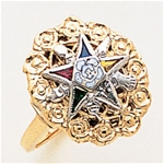 Order of the Eastern Star Ring Macoy Publishing Masonic Supply 5567