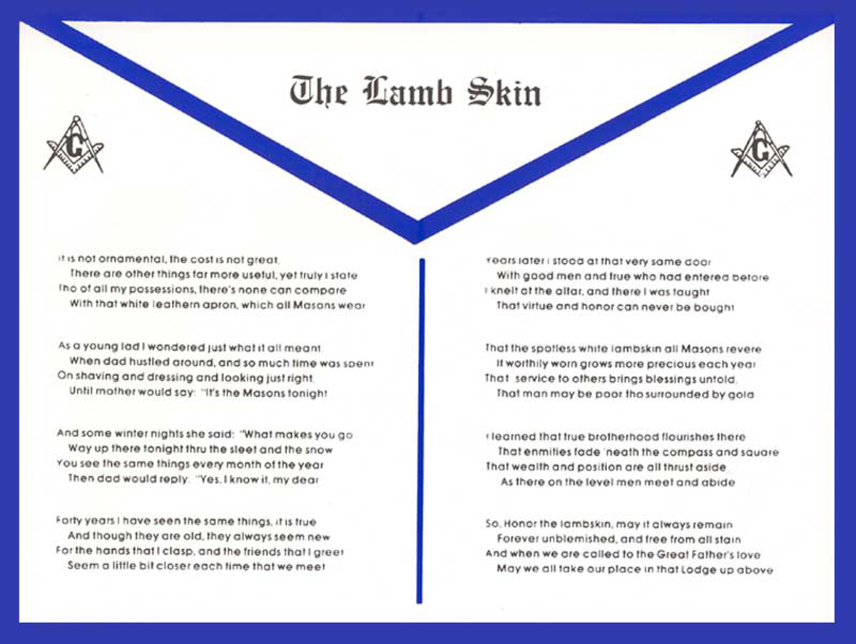 Lambskin mat