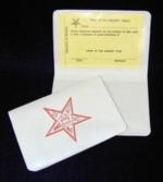 OES Card case white (only) 2 clear inside