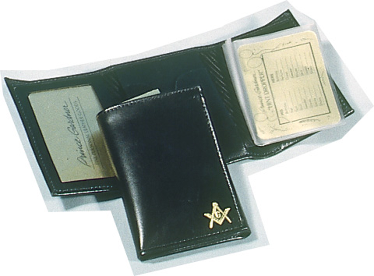 Black 3-Fold Billfold w/ emblem only
