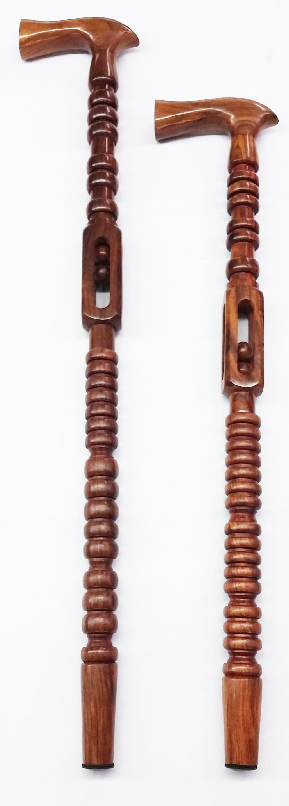 Masonic Cane Two Ball Cane 36" long