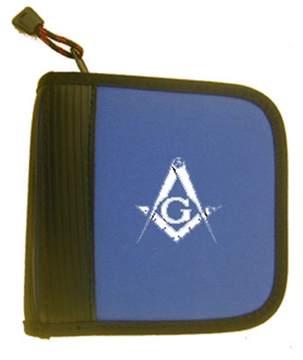 ********CD carring case with Masonic emblem
