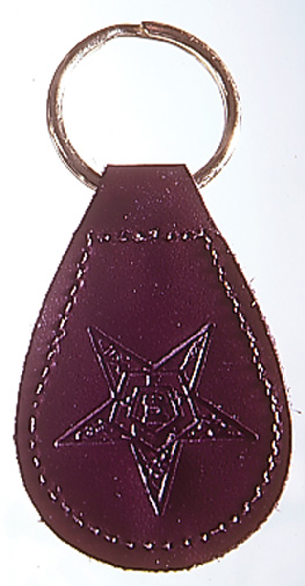 OES leather key ring