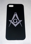 Black iPhone 6+ case w/ Silver Masonic emblem
