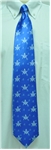 Blue Masonic tie w/ Square and Compass