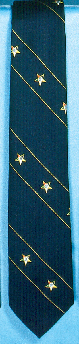 Navy Blue Worthy Patron Necktie