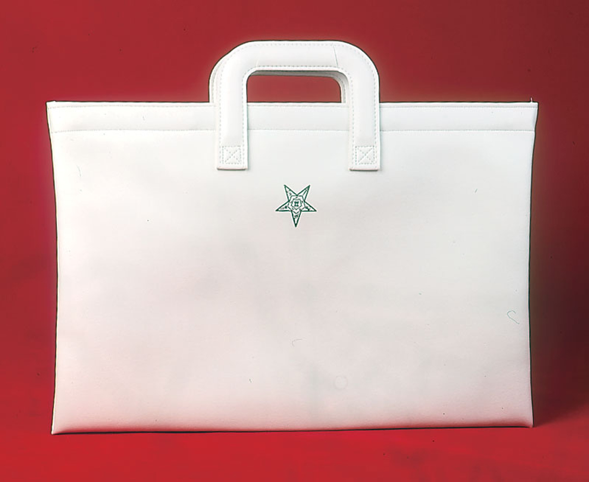 Lady's White Briefcase