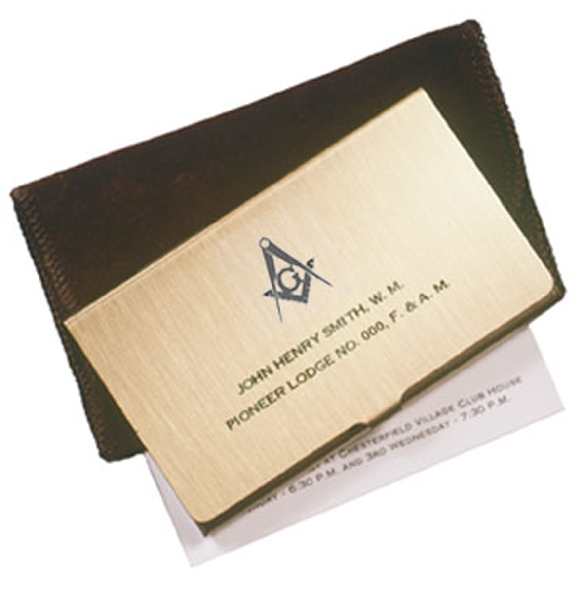 Fraternal Business Card Case