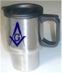 Masonic travel mug