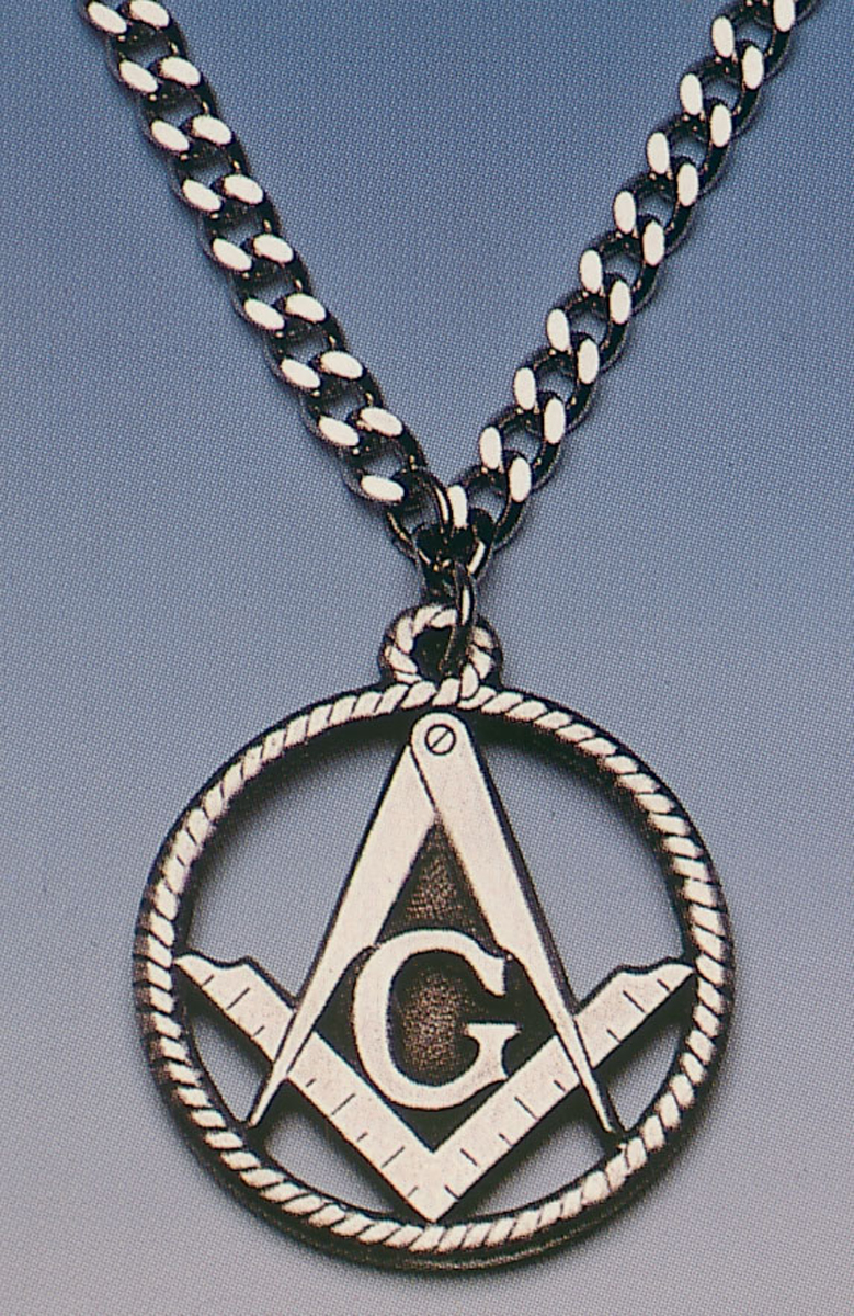 Pewter Masonic Neck lass