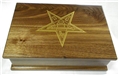 OES Walnut Keep Sake Box - Family Size