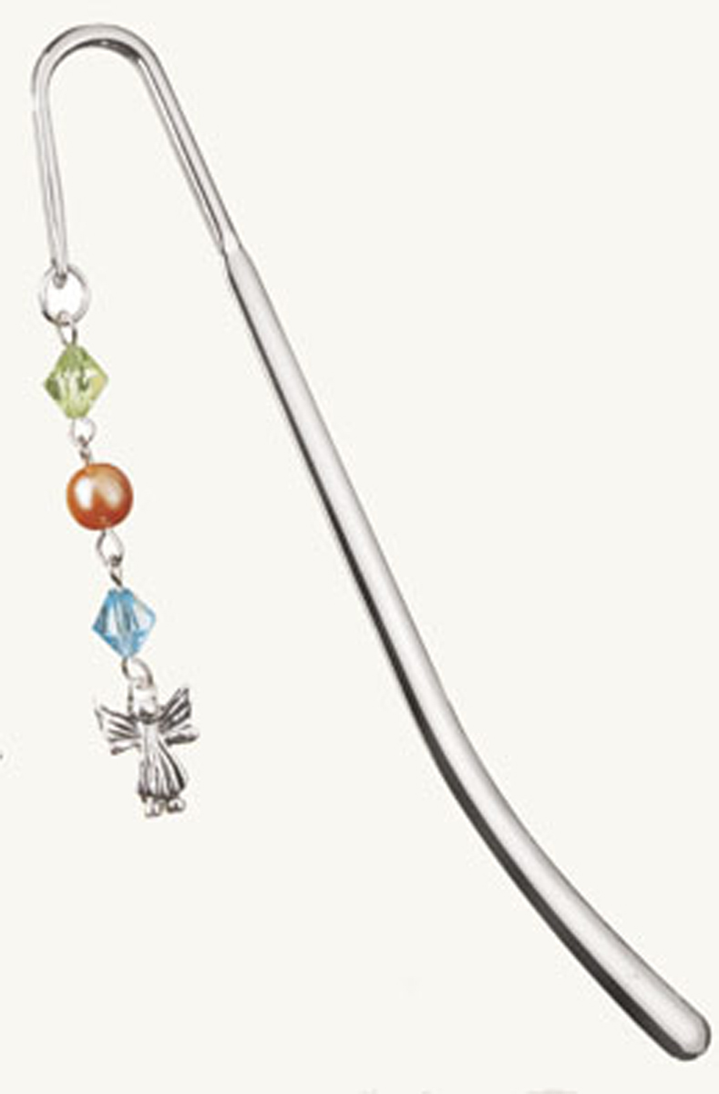Angel with beads bookmark