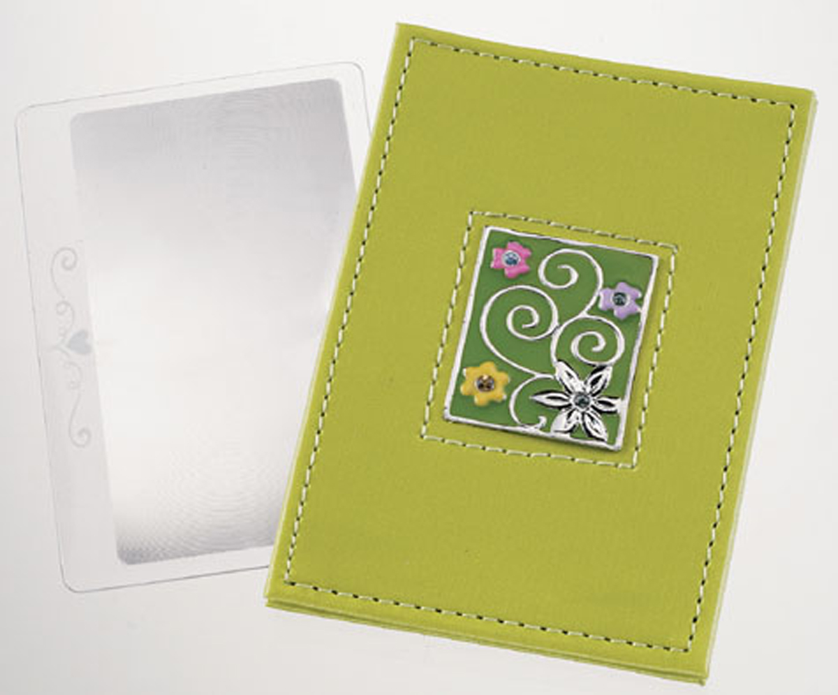 Pocket magnifier with case & emblem